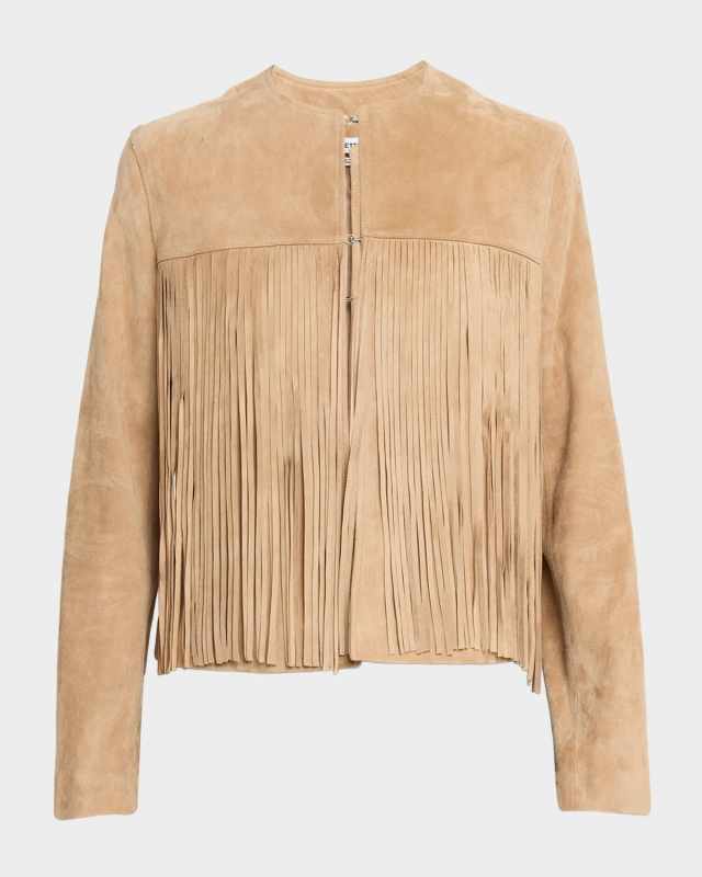 Chloe Suede Fringe Jacket